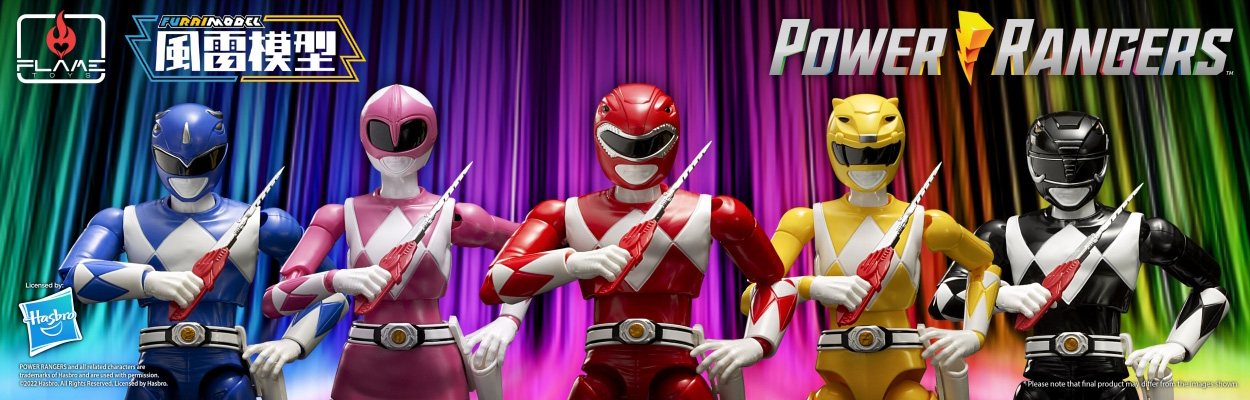 [Furai Model] Mighty Morphin' Power Rangers 5" Model Kit Figures