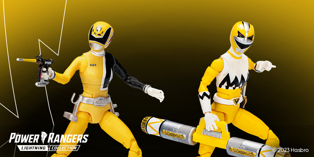 Power Rangers Lightning Collection Yellow Rangers